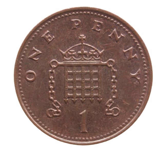 One pence